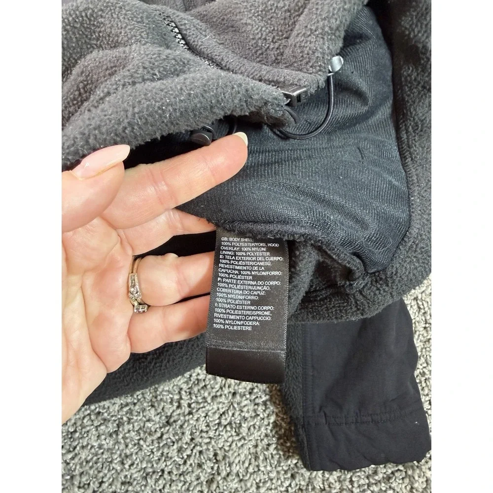 The North Face Salians Hooded Full Zip Jacket Men's Size Large Black Outdoor